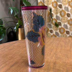 Starbucks Gold and Pink Drinkware Tumbler